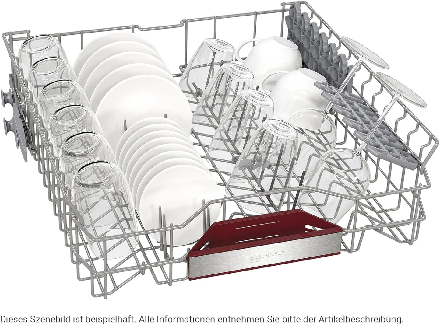 NEFF Lave Vaisselle Tout Integrable 60 Cm S155ECX06E, N 50, Timelight, Open Dry
