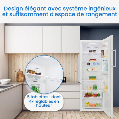 Réfrigérateur Colonne 322 L Nofrost VS 7345, Multiairflow, Blanc | Nofrost, Multiairflow, Refroidissement Rapide, Mode Économie D'Énergie, Largeur 60 Cm