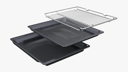 HB734G1B1, Iq700 Four Intelligent Encastrable 60 X 60 Cm, Fabriqué En Allemagne, Noir, Ecoclean & Humidclean, Auto-Nettoyage, Air Fry, Programmes Automatiques, Écran Tactile Coloré, Efficacité