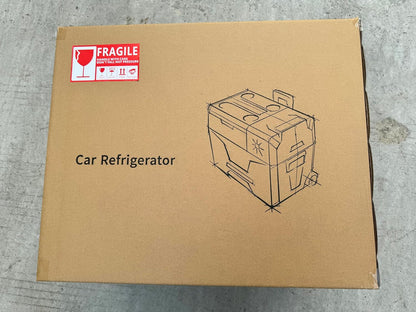 Mini Réfrigérateur Portable Pour Voiture 40L, Avec Écran LCD Numérique, 220 V Mini Réfrigérateur Congélateur, Congélateur Pour Réfrigérateur Portable De -20 À 20 Degrés C