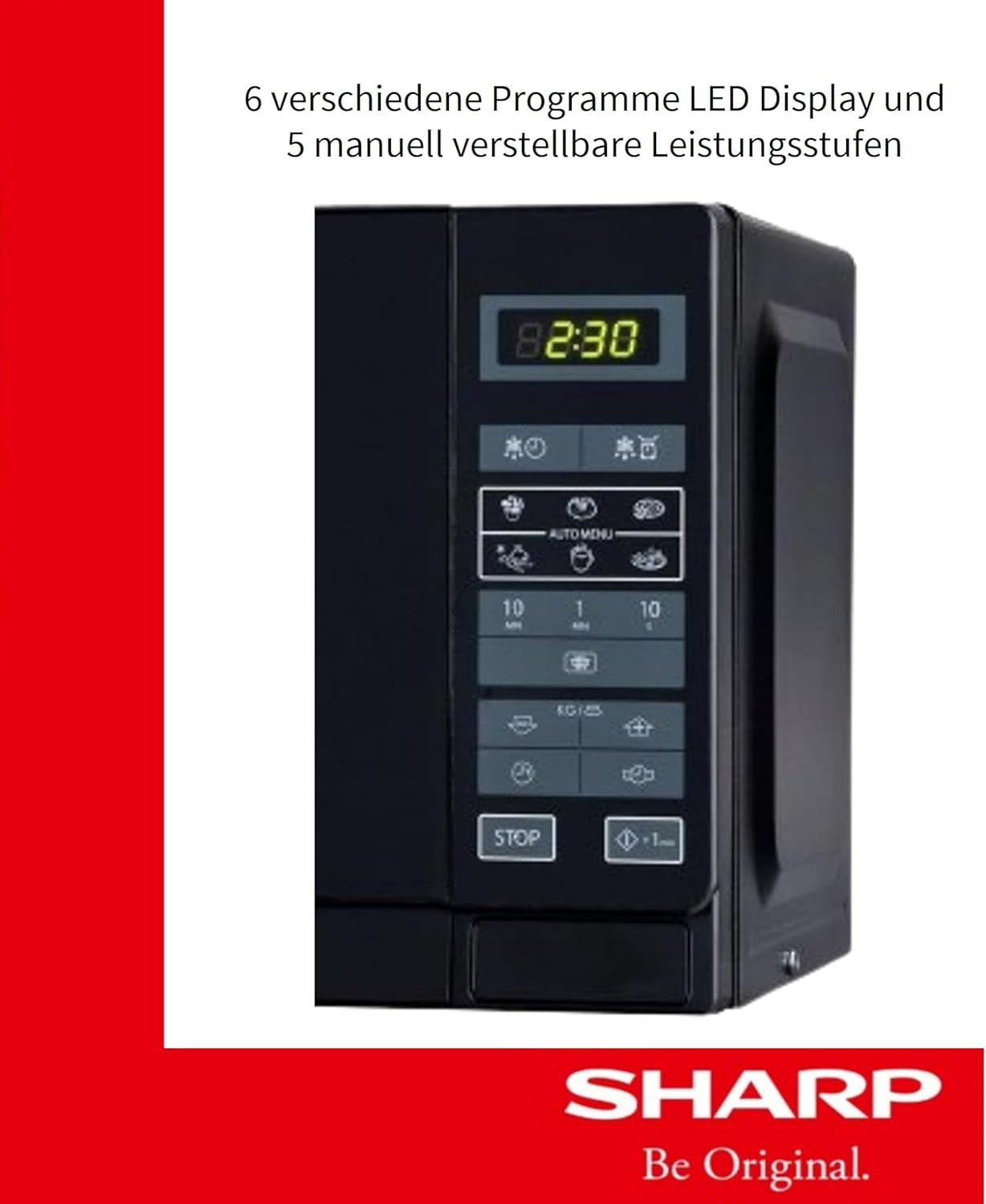 R-242 BKW Micro-Ondes 20 L Noir