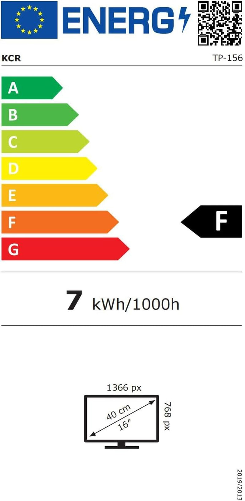 TV Numérique 16 Pouces Freeview | Tuner DVB-T2, Entrée AV, HDMI/VGA, Port USB, Alimentation 12V Voiture Ou Secteur, Télécommande