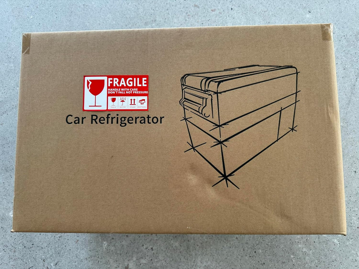 Réfrigérateur Thermique Portable 35 L, Réfrigérateur De Voyage Pour Voiture SH-CF35, Mini Réfrigérateur Pour Voiture, Avec Écran LCD