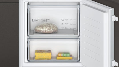 Neff KI5871SE0 N 30 Einbau Kühl-Gefrierkombination, 54,1 Cm Breit, 270 L, Schlepptürtechnik, Eco Air Flow, LED Beleuchtung, Fresh Safe
