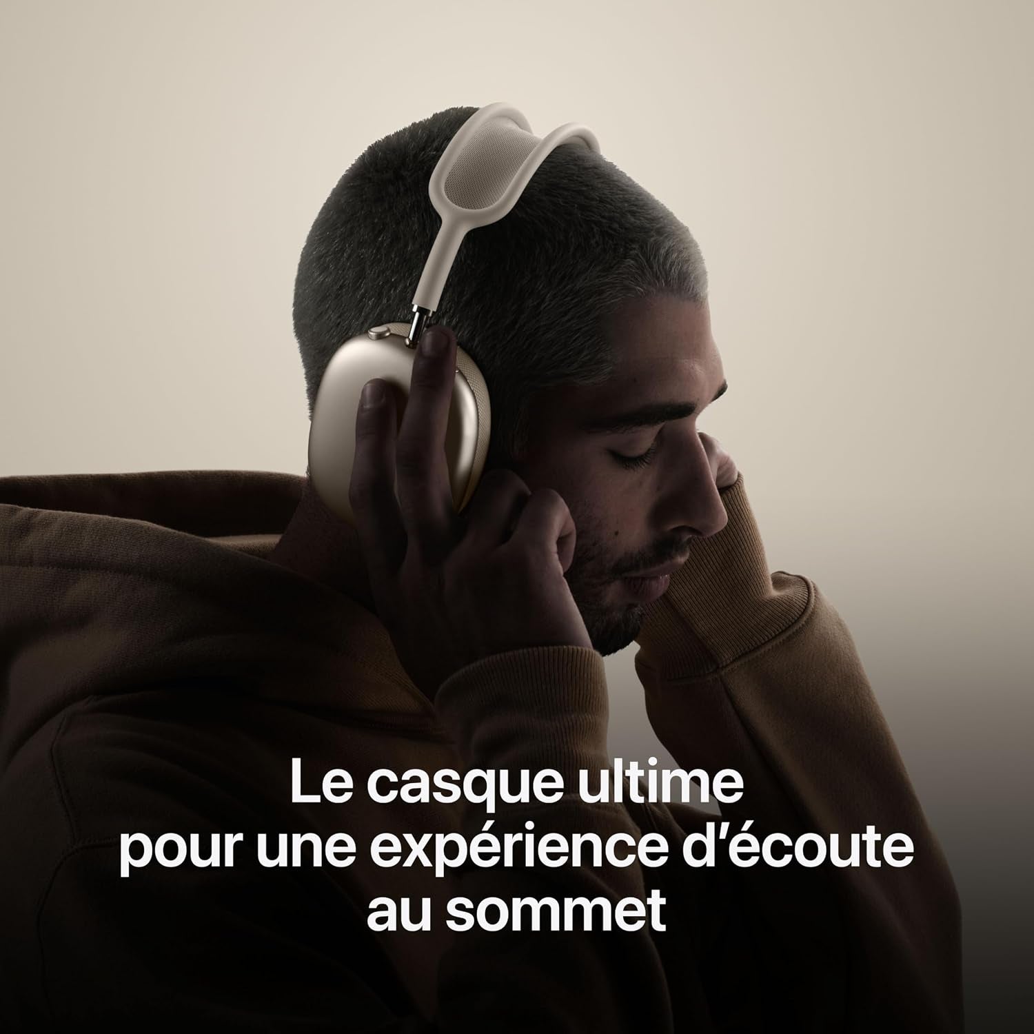 Airpods Max Casque Circum-Auriculaire Sans Fil, Réduction Active Du Bruit De Niveau Pro, Mode Transparence, Audio Spatial Personnalisé, Recharge USB C, Lumière Stellaire