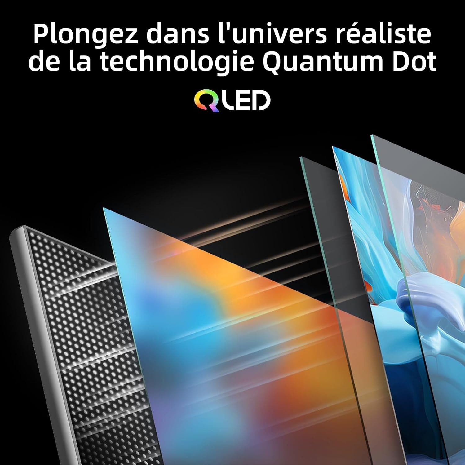 Smart TV Téléviseur QLED 32QA10 32 Pouces | Full HD HDR10 | Dolby Audio Et DBX-TV | Design Métallique Sans Cadre | Chromecast Intégr Nouveau Modèle | Son Dolby Audio, Support HDR10, Chromecast Intégré, Édition 2026