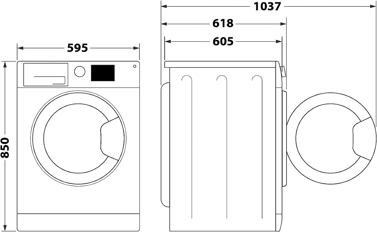 Lavatrice Libère L'Installazione Indesit MTWE 91285 W IT