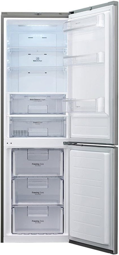 GBB 539 Pzqzs Réfrigérateur/Congélateur (A + +, 190 Cm De Hauteur, 227 L Froid, 91 L Gefrieren, Nofrost, Schnelefrieren) Argent/Gris
