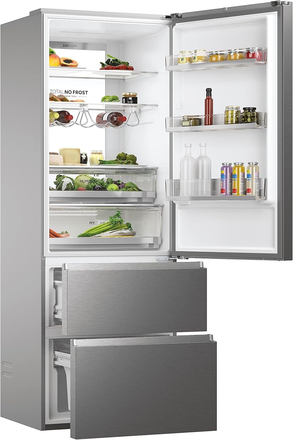 R�FRIG�RATEUR COMBIN� 343+120L CLASSE D PLATINIUM INOX
