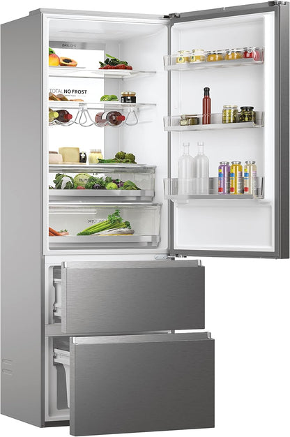 R�FRIG�RATEUR COMBIN� 343+120L CLASSE D PLATINIUM INOX