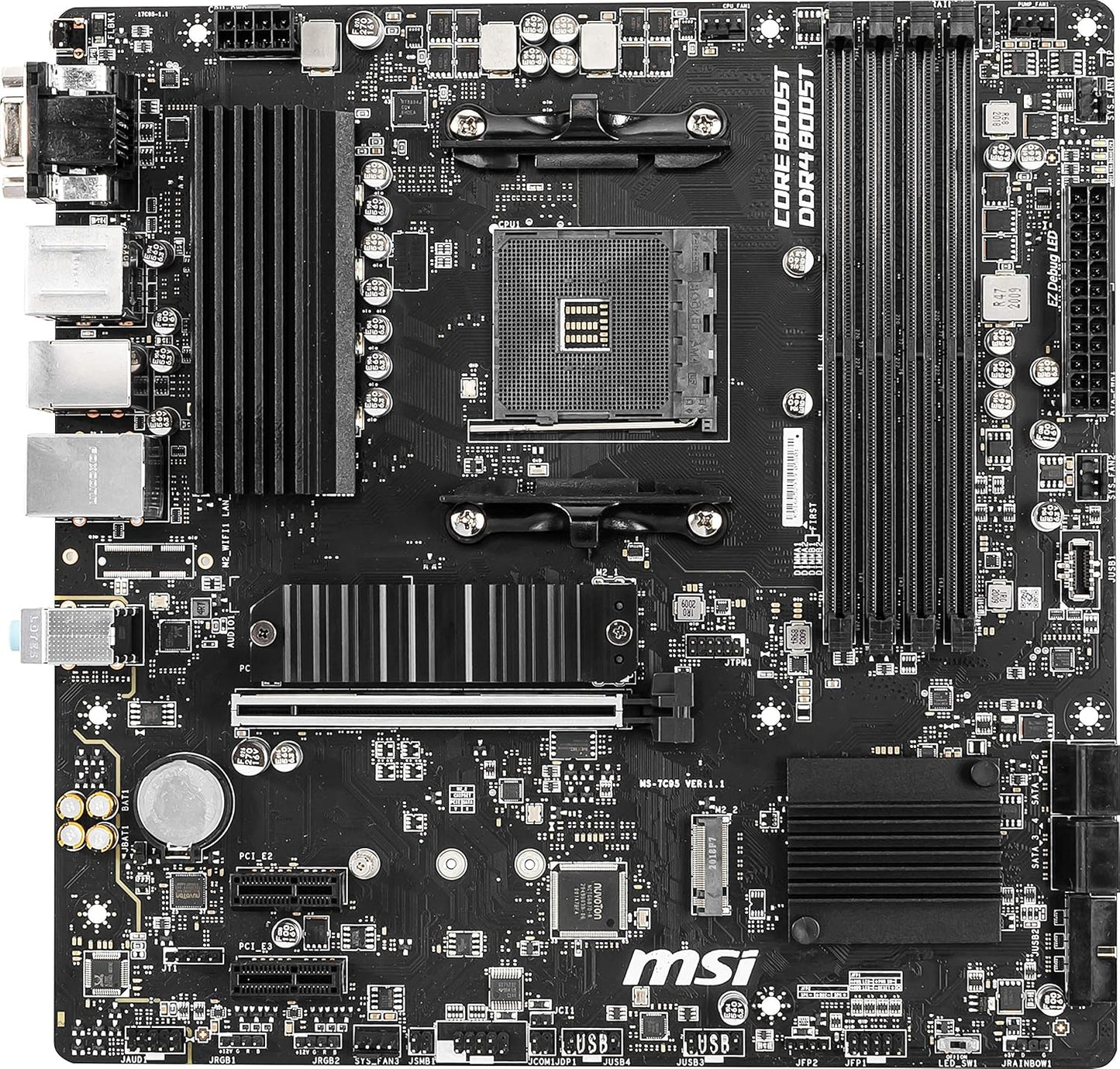 MSI B550M Pro-Vdh Carte Mère AMD B550 Emplacement AM4 Micro ATX