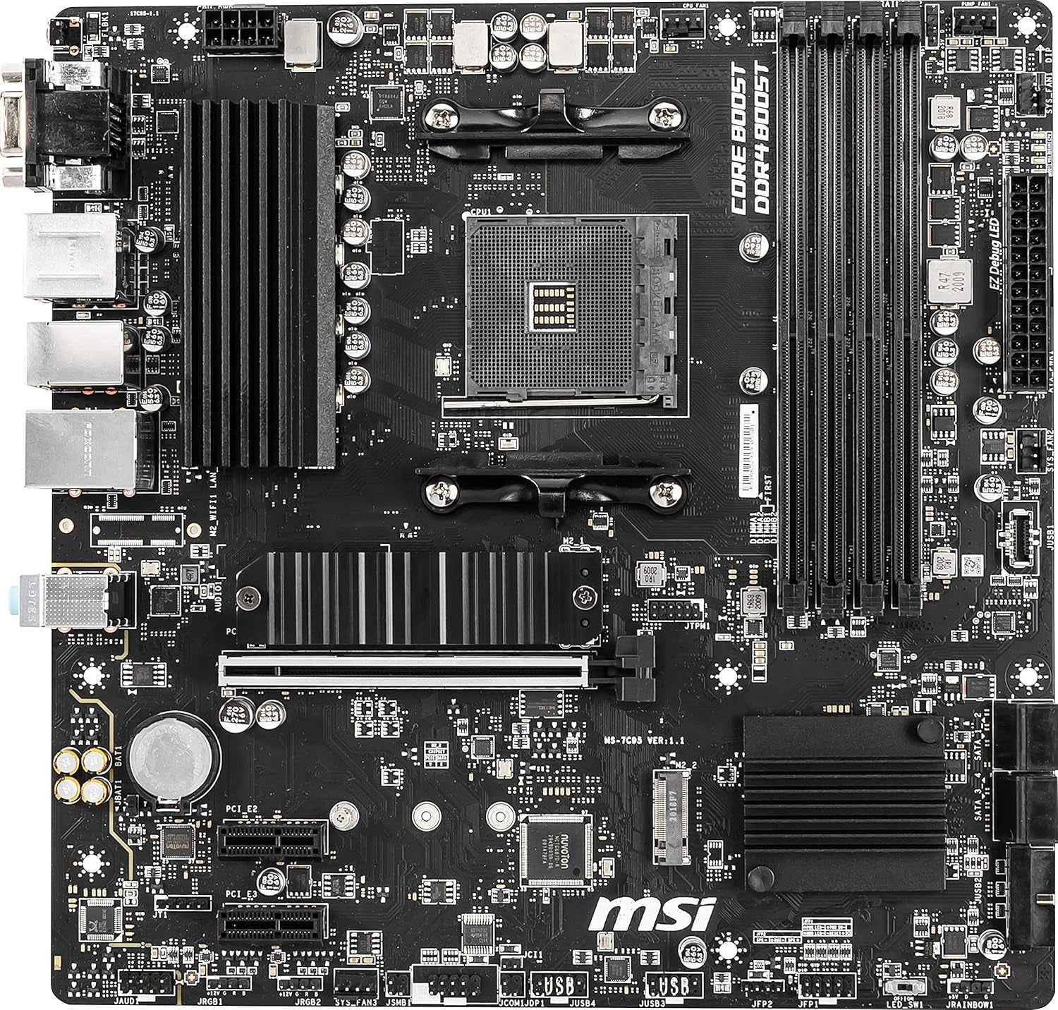 MSI B550M Pro-Vdh Carte Mère AMD B550 Emplacement AM4 Micro ATX
