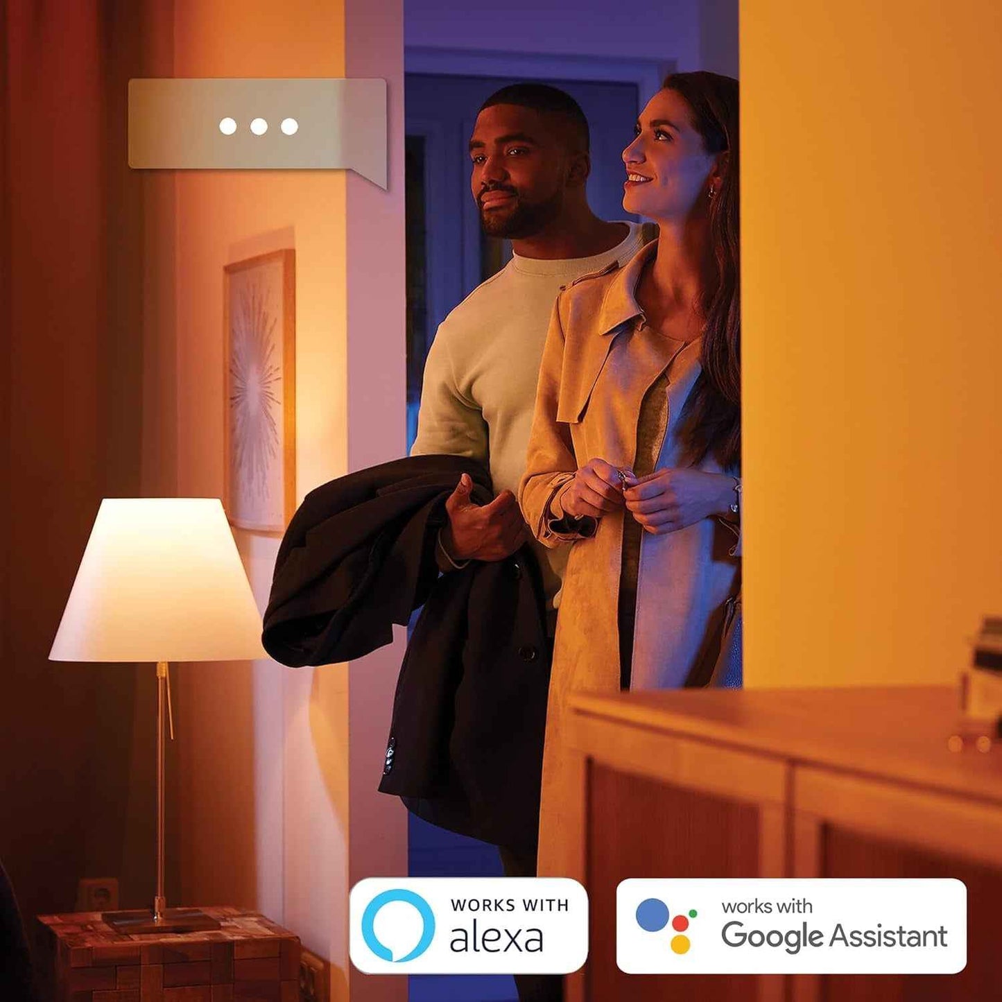 Philips Hue White and Color Ambiance, Ampoule LED Connectée Sphérique Compatible Bluetooth, E14, Fonctionne Avec Alexa, Google Assistant Et Apple Homekit, Lot De 2
