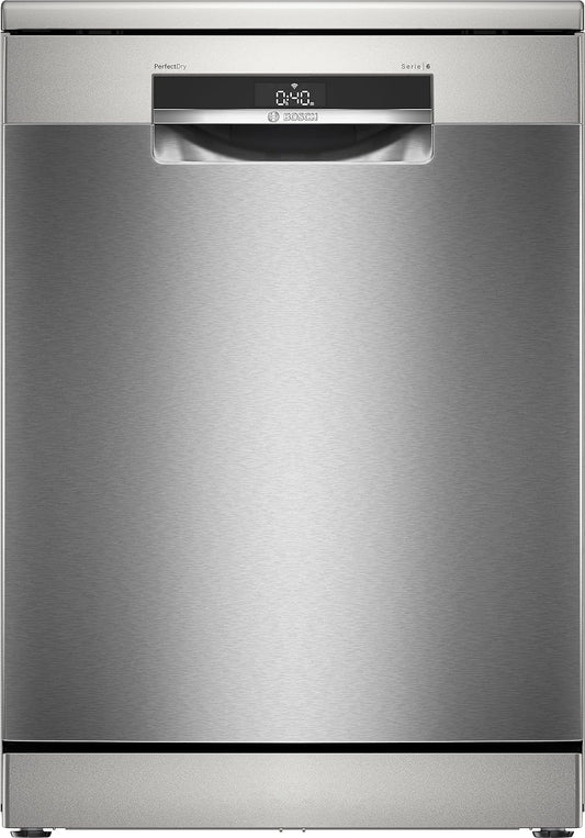 SMS6ZDI08E - Série 6 - Lave-Vaisselle Pose-Libre - Home Connect - 13 Couverts - Silence plus 40 Db - Inox