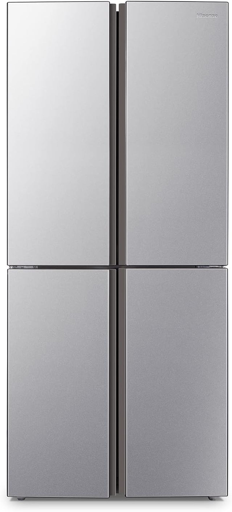 Hisense RQ515N4AC2 Frigo Américain Autoportante 427 L E Métallique, Argent
