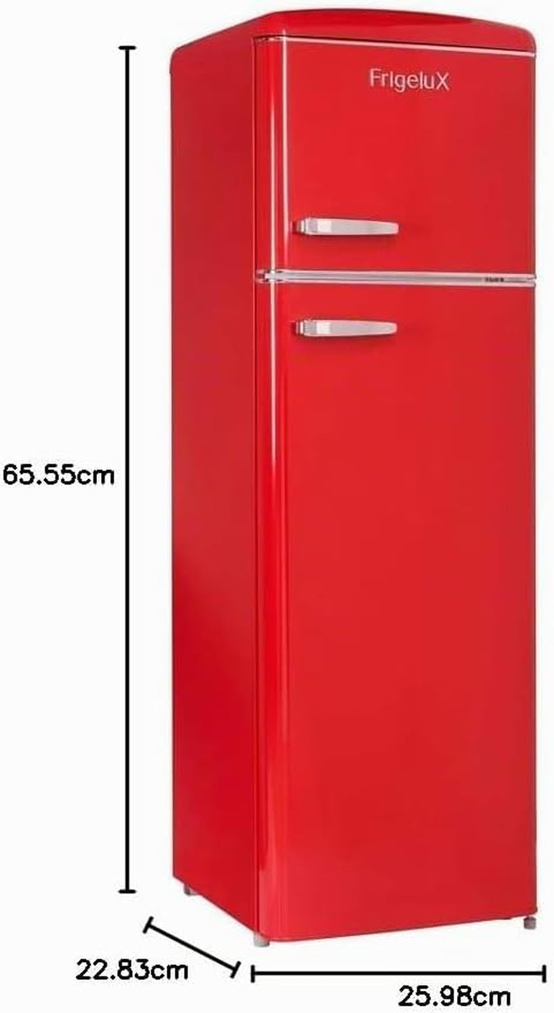 Réfrigérateur Retro Vintage Rouge 2 Portes RFDP246RRA++ 245L