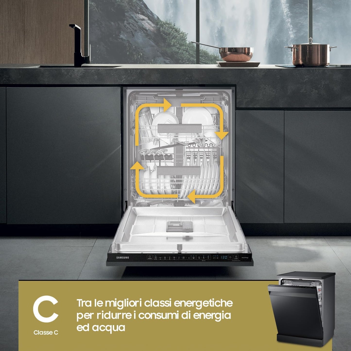 DW60A8050FB Lave-Vaisselle Autonome 14 Places Classe C