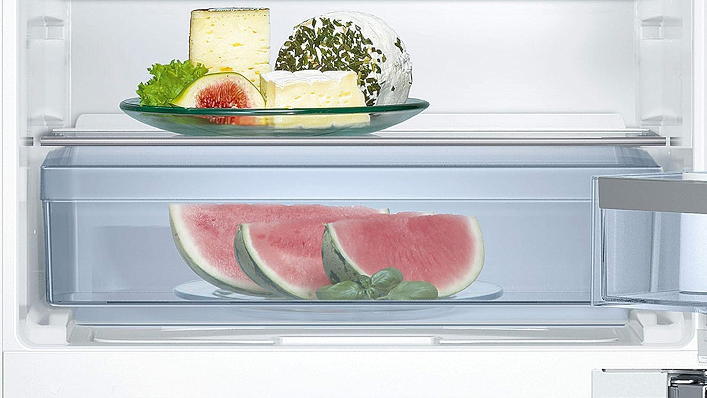 KUL15ADF0 Série 6 Réfrigérateur Encastrable 82 X 60 Cm 123 L - Charnière Plate - Fabriqué En Allemagne - Éclairage LED Uniforme - Freshsense Pour Une Température Intérieure Constante