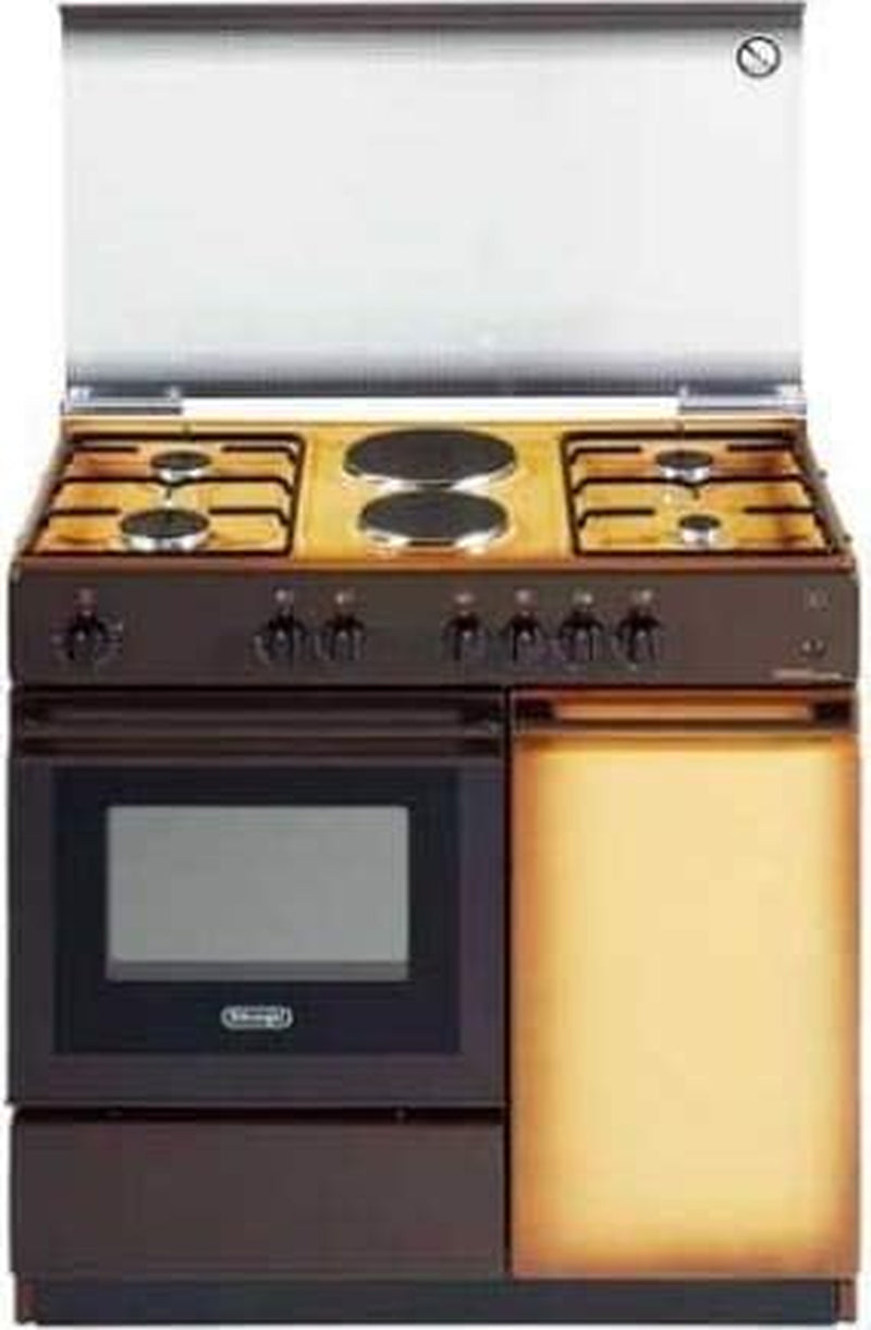 Cuisinière À Gaz Avec Four Électrique, 4 Feux + 2 Plaques, 86 X 50 Cm, Couleur Coppertone SEK 8542 N ED