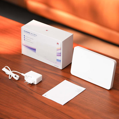 Routeur 4G+ CPE 5, B636, Routeur SIM LTE, Cat 7+, Wi-Fi 6 AX3000 | DL 400Mbps UL 200Mbps, 4 LAN Ports Ethernet, Diagnostic Wi-Fi Visualisé, Couverture De Signal De Qualité Industrielle