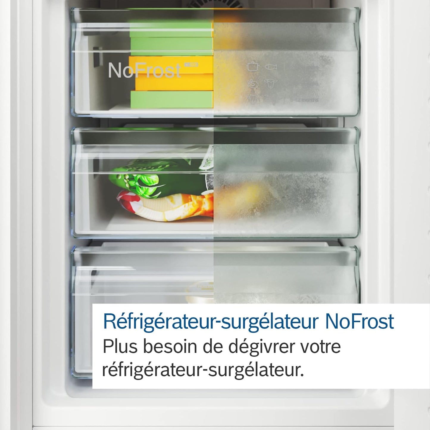 KGN36VLDT Série 4 Réfrigérateur Combiné Pose-Libre - 321 L - 186 X 60 (H X L) - Inox