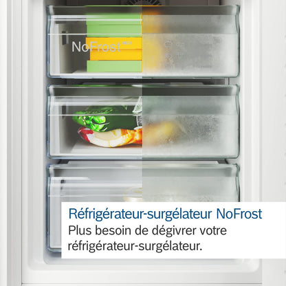 KGN36VLDT Série 4 Réfrigérateur Combiné Pose-Libre - 321 L - 186 X 60 (H X L) - Inox