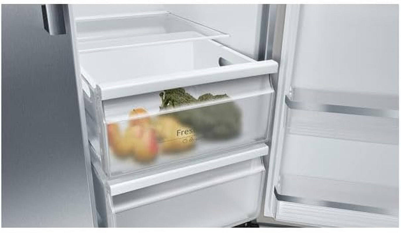 Neff KA3923IE0 Frigo Américain Autoportante 562 L E Noir, Gris