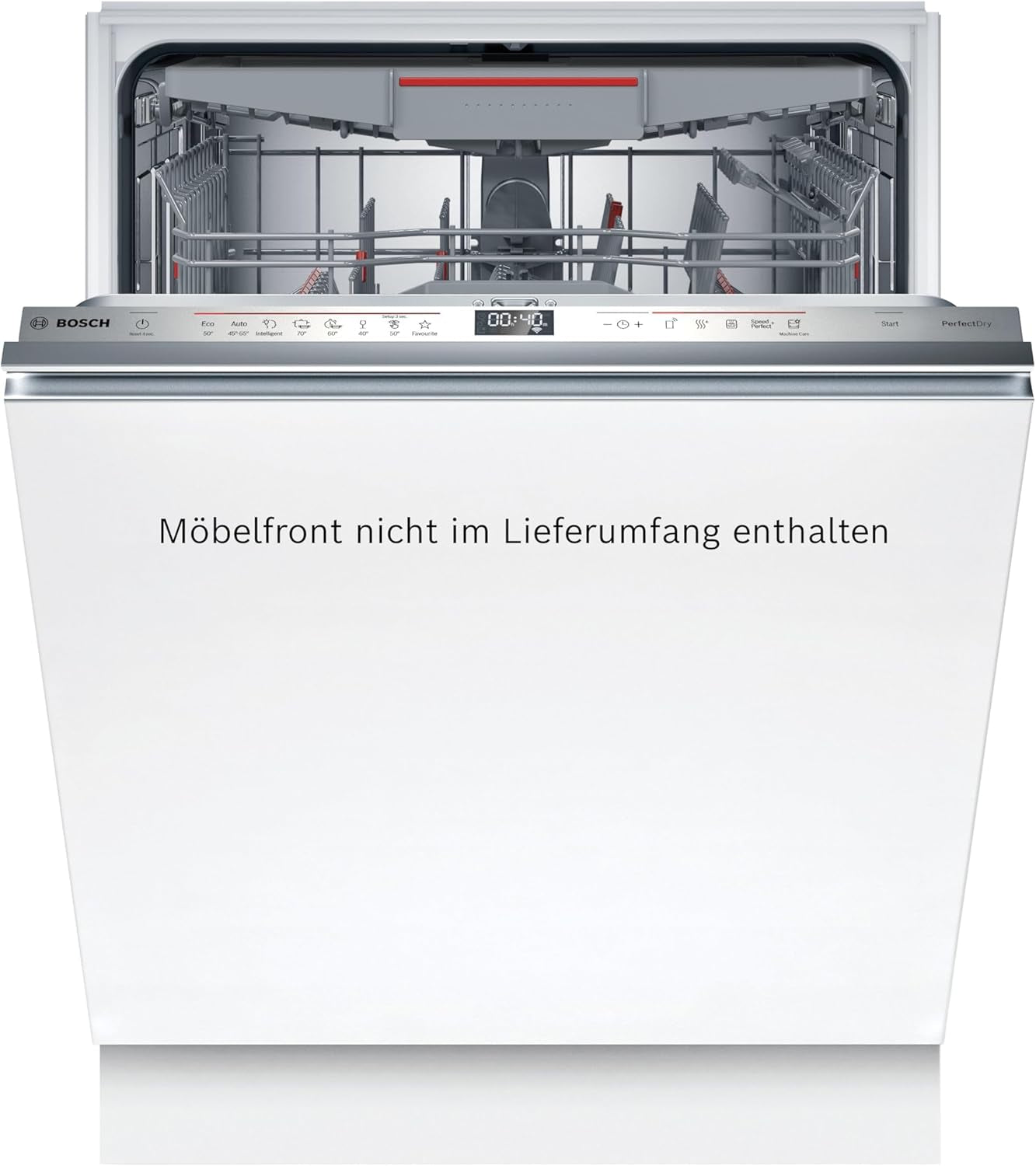 SMH6TCX01E Lave-Vaisselle Entièrement Intégré Série 6 Lave-Vaisselle Encastrable Avec Tiroir À Couverts Home Connect, Perfectdry, Rackmatic, Programme Intelligent 60 Cm