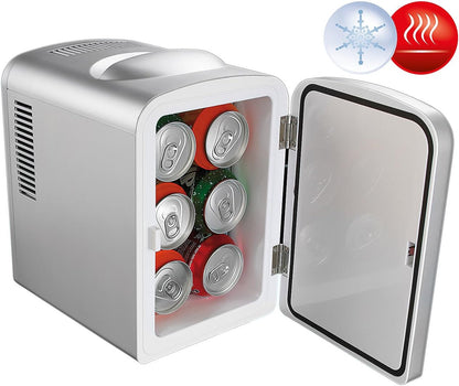 Rosenstein & Söhne Mini Réfrigérateur 2 En 1 Avec Prise 12/230 V - Gris