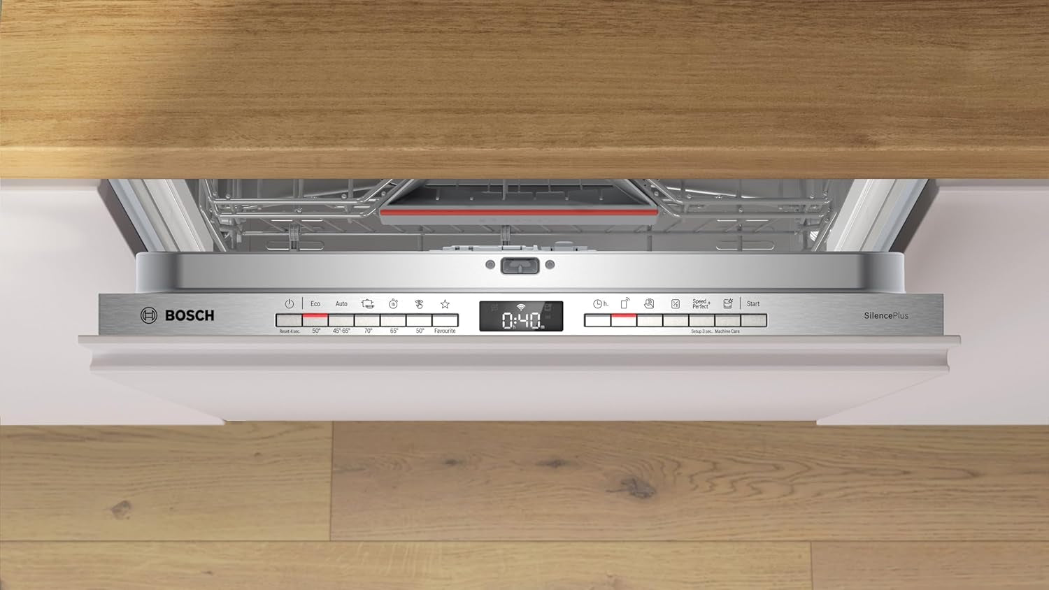 SMV4ECX10E - Série 4 - Lave-Vaisselle Tout Encastrable - 60Cm - 14 Couverts - Silence plus 42 Db - Home Connect