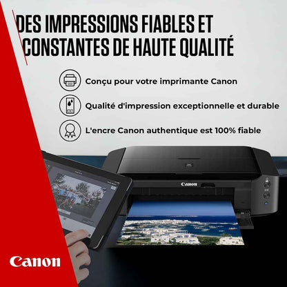 Canon PG-560XL + CL-561XL Fine Cartouches D'Encre D'Origine + Papier Photo | 14.3Ml + 12.2Ml Encre Authentique Haute Capacité Et Papier Photo - Pour PIXMA Ts5350I, Ts7450I, Ts5350A, TS5350 Et plus !