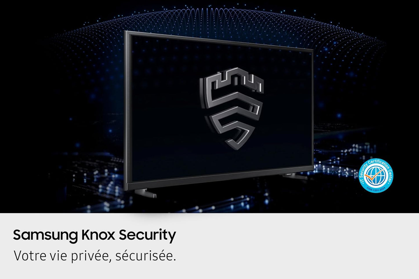 TV AI 65 Pouces QLED 65Q7F3 4K Smart TV, Quantum Dots, Q4 AI Processor, Wifi, Airplay, HDR, Q-Symphony, OTS Lite, Knox Security, Gaming Hub, Bixby, Application Opérateurs Intégrées
