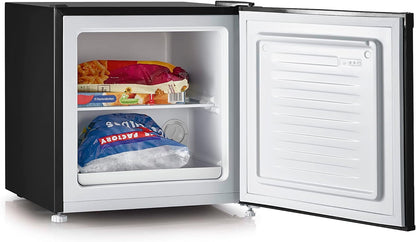 Réfrigérateur Bar Convertible Congélateur, Pose Libre, Largeur 47,4 Cm, 31 Litres, Classe Énergétique E, Look Rétro, Noir, GB 8880
