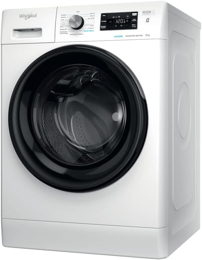 Whirlpool FFB D95 BV IT Machine À Laver 9 Kg Classe B 1200 Tours Vapeur