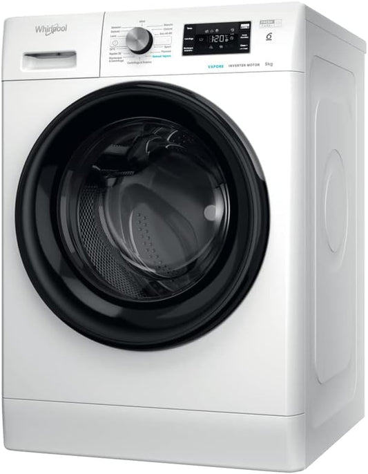 Whirlpool FFB D95 BV IT Machine À Laver 9 Kg Classe B 1200 Tours Vapeur