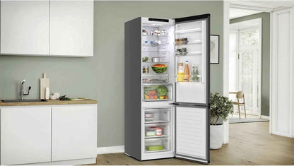 Bosch - KGN39OCAF - Série 4 - Réfrigérateur Avec Congélateur - 203 X 60 Cm - Réfrigérateur (260 L) + Congélateur (103 L) - Collection Green - Total Nofrost - Vitafresh XXL - Ajustement Parfait