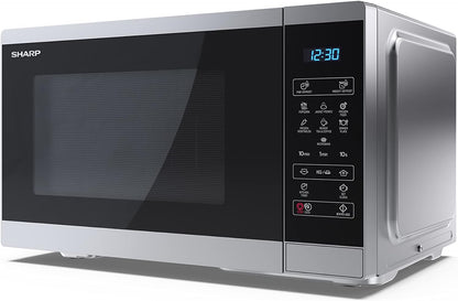YC-MS252AE-S, Four Micro-Ondes 25 Litres, Solo, Numérique, Gris