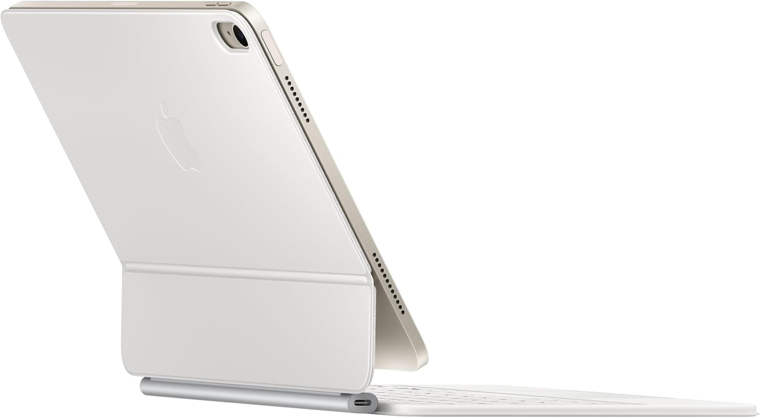 Étui Magic Keyboard Pour Ipad Air 11 Pouces (M3), Confort De Frappe Exceptionnel, Trackpad Intégré, Français - Blanc
