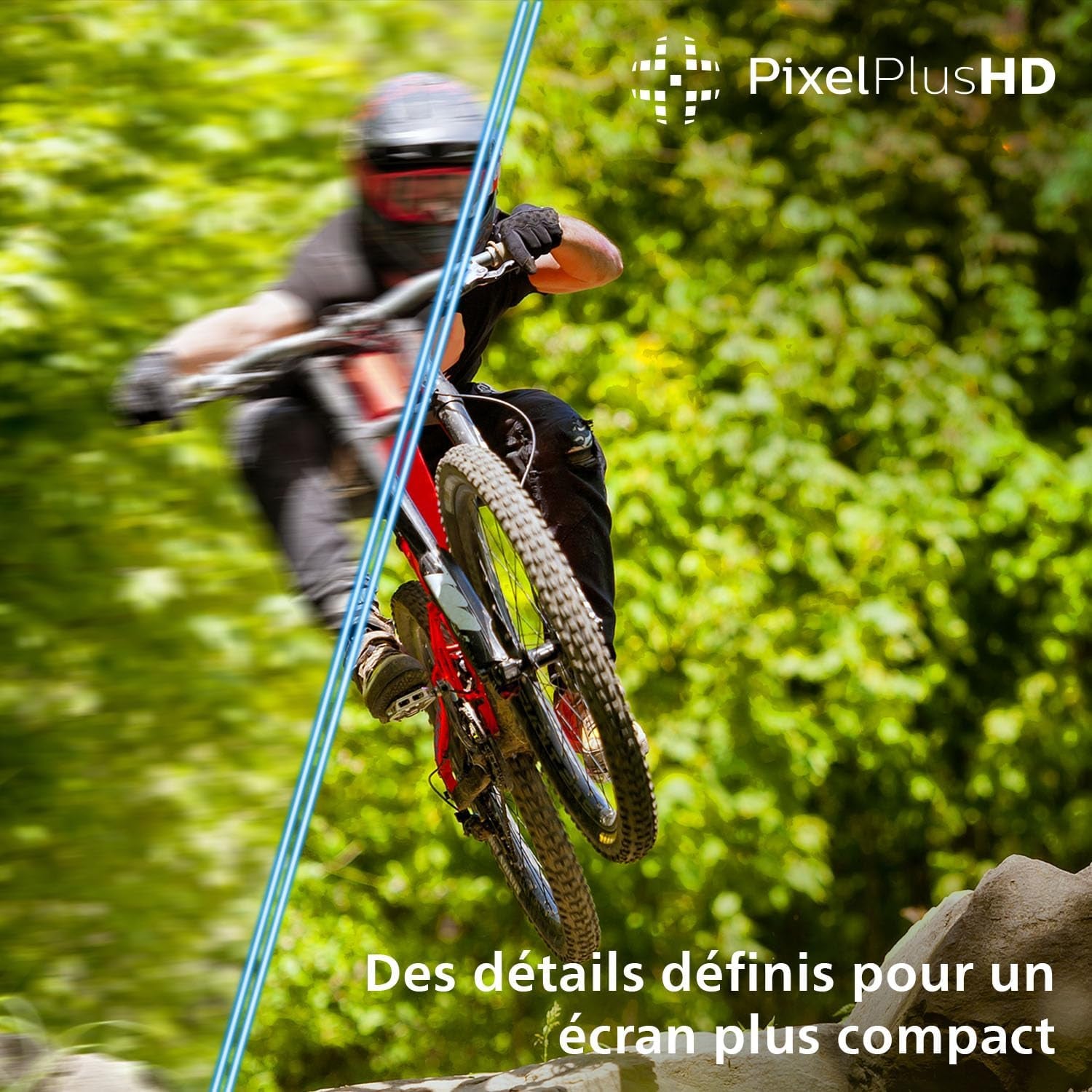 Philips 43PFS5500 FHD LED TV - Écran 43 Pouces Avec Pixel Plus, Design Compact Et Dolby Audio Avec Vocal Boost