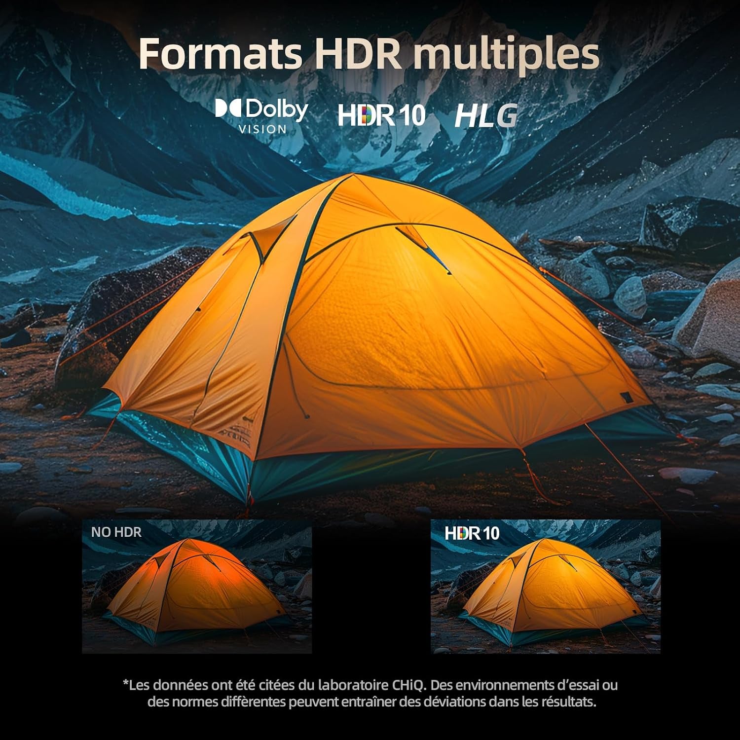 TV Mini QLED 4K 65 Pouces Local Dimming (M65QA9) | Gaming DLG 120Hz, MEMC 60Hz, Support HDR10, Chromecast Intégré