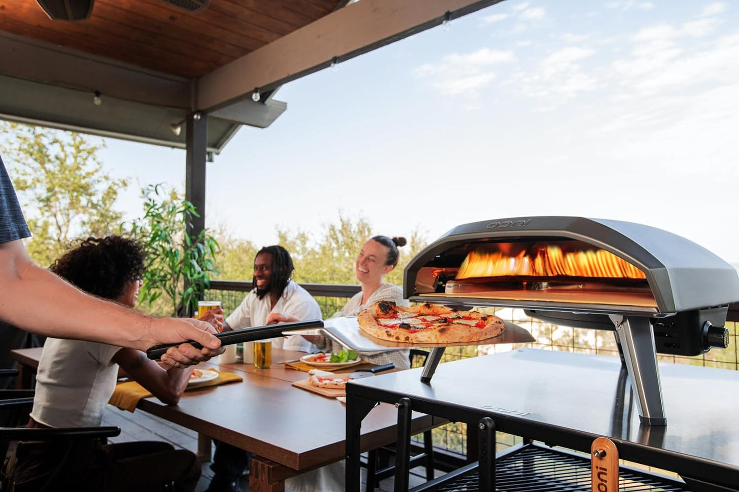 Koda 16 Four À Pizza À Gaz – 37 Mbar Four À Pizza Extérieur – Four À Pizza Portable – Cuisine Exterieure – Cuire D'Authentiques Pizzas Sur Pierre En 60 Secondes