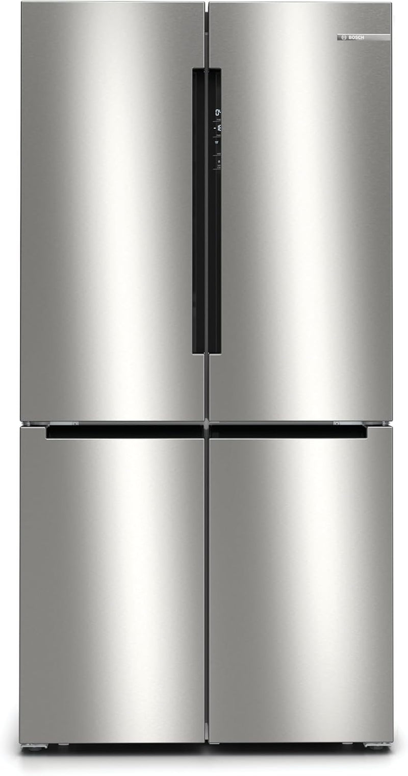 KFN96VPEA - Série 4 Réfrigérateur Multi-Portes Congélateur En Bas - 605 L - 183 X 91 (H X L) - Inox anti Trace De Doigts
