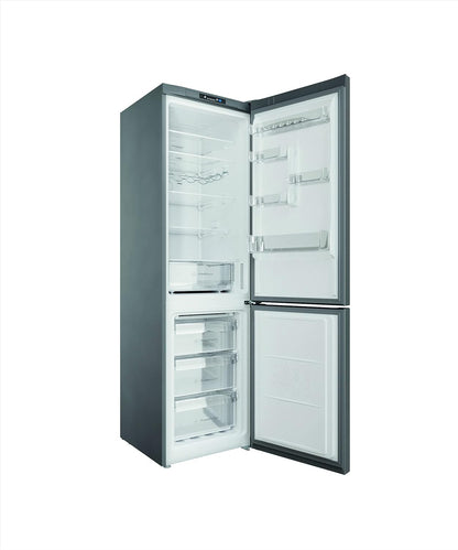 Indesit INFC9TI22X Réfrigérateur Combiné - Total Nofrost, Pose Libre, 367L