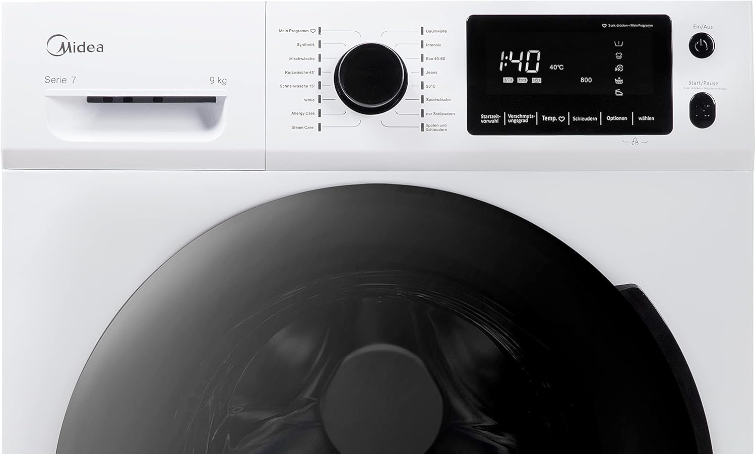 Machine À Laver W 7.940 in / 9 Kg/Steam Care/Reload - Fonction Recharge/Moteur Inverter BLDC / 1400 Tr/Min.