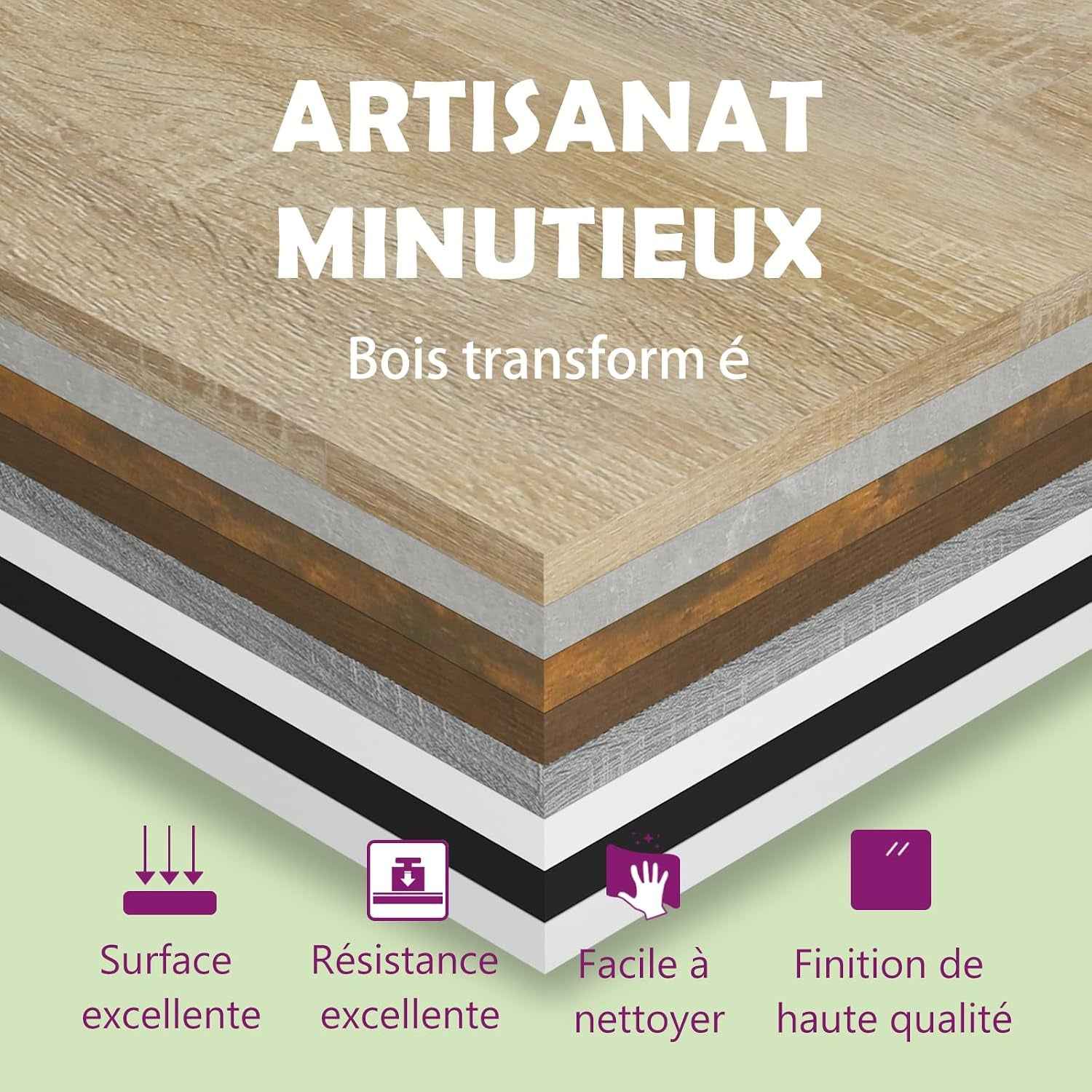 Table D'Appoint Table Basse Table De Canapé Bout De Canapé Armoire D'Angle Salle De Séjour Salon Intérieur Blanc 33X33X34,5 Cm Aggloméré