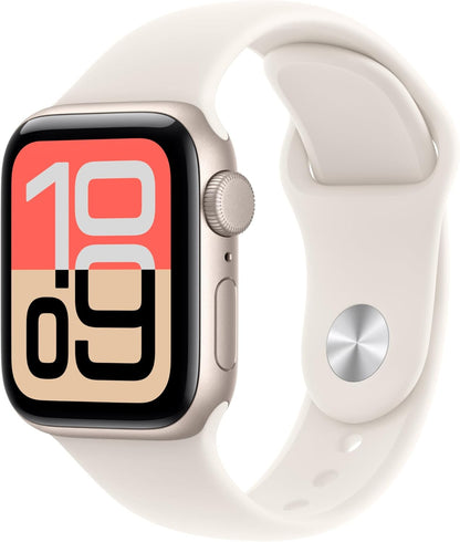 Watch SE 3 [GPS 40 Mm] Montre Connectée Avec Boîtier Lumière Stellaire Et Bracelet Sport Lumière Stellaire. Moniteur Activité/Sommeil/Fréquence Cardiaque, Écran Toujours Activé