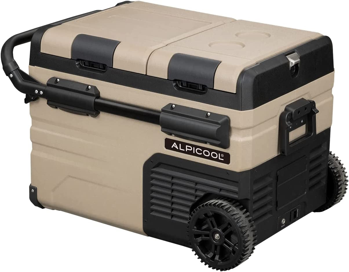 TAW35 Glaciere Portable Réfrigérateur Voiture 35 Liter Camping Congélateur 12/24V Mini Frigo Pour Maison, Bureau Ou Pique-Nique En Plein Air/ -20 À 20℃