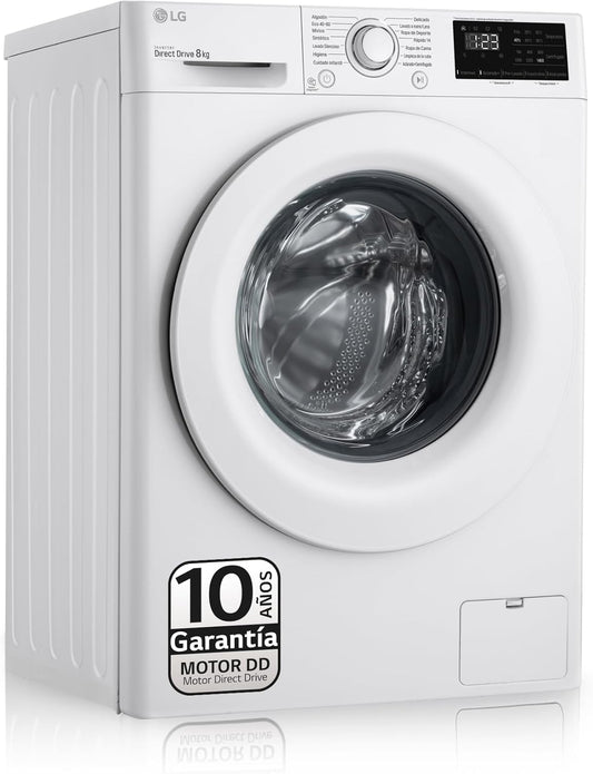 F4WV3008N3W Machine À Laver 8 Kg Charge Frontale 1400 Tr/Min, Intelligence Artificielle Blanc