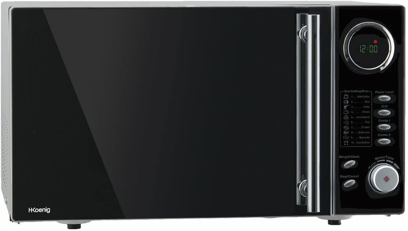 Four Micro-Ondes Grill 2 En 1 VIO9, 25L, Plateau Tournant 27Cm, 10 Modes De Cuisson Jusqu’À 1000W, Décongélation, Cuisson Combinée, Écran LCD [Classe Énergétique A+]