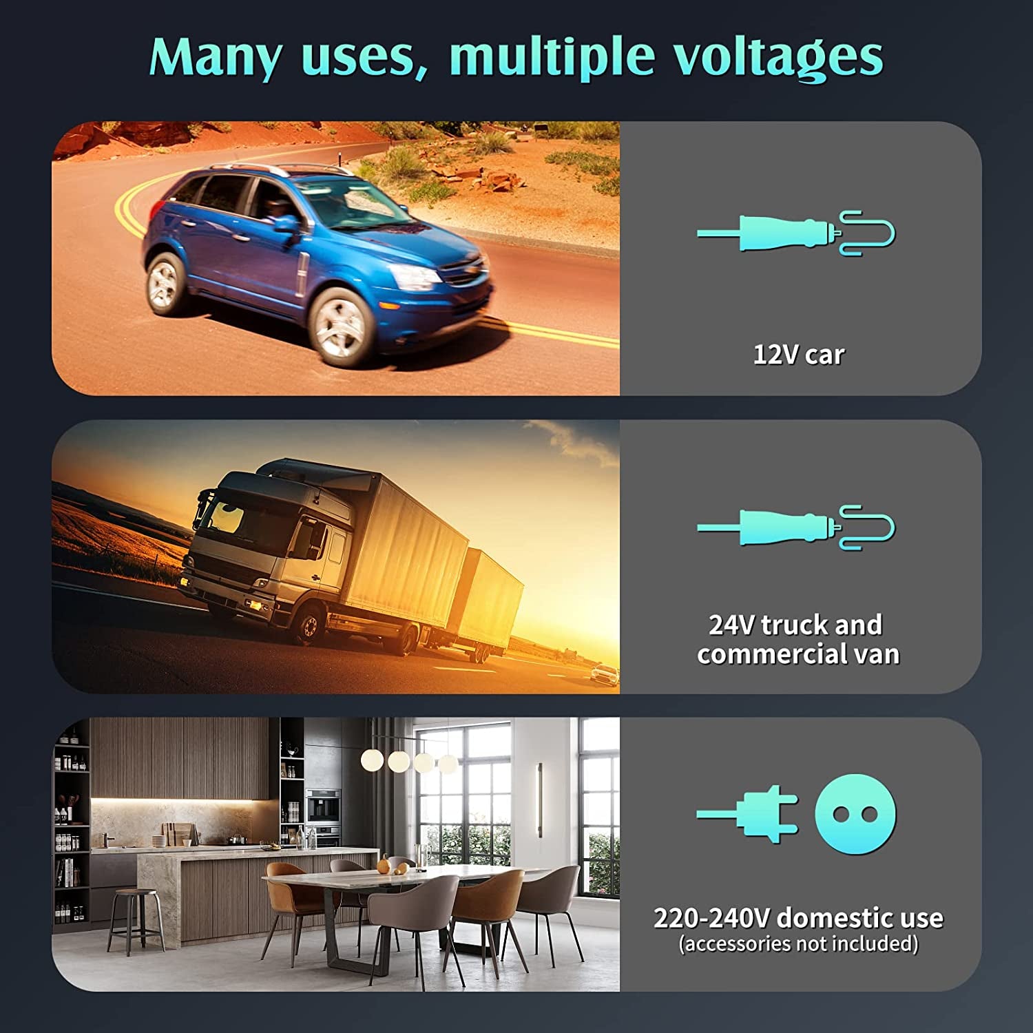 Glacière Électrique, Mini Congélateur, Glacière À Compression, Mini Frigo Portable, Glacière Pour Auto, 40 L, Avec Roulettes Et Port USB, 12/24 V Et 100-240 V, Kue014Szg